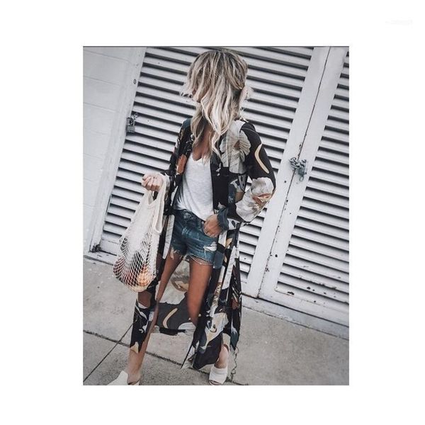 

women's blouses & shirts kimono cardigan womens and japanese style streetwear female women summer 2021 long shirt black 0011, White
