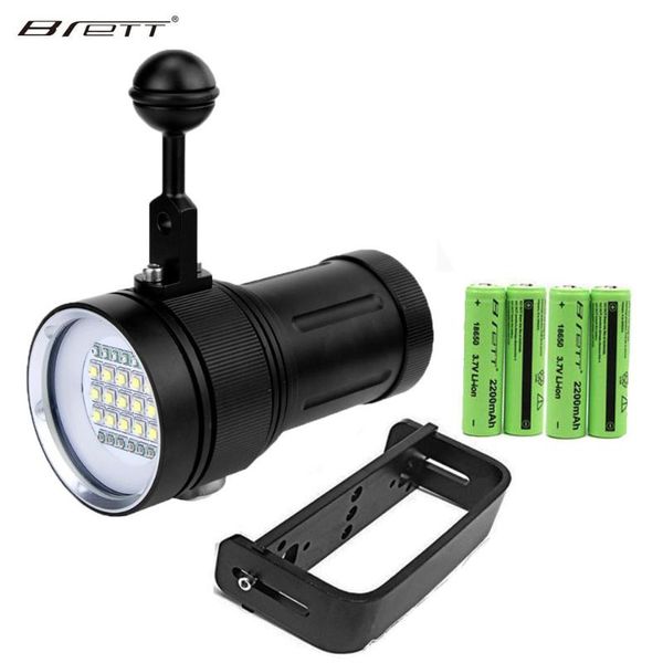 

diving with 15 xm-l2 lamp beads super bright 20000lumens tactical torch for underwater pography lighting flashlights torches