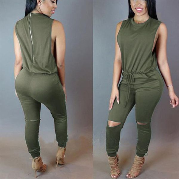 

sleeveless summer solid women jumpsuit high waist lace up rib pant playsuit lady overalls wdc4513, Black;white