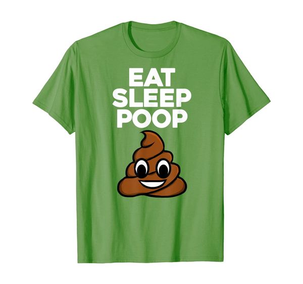 

eat sleep poop life i love poop pooped today tshirt, White;black