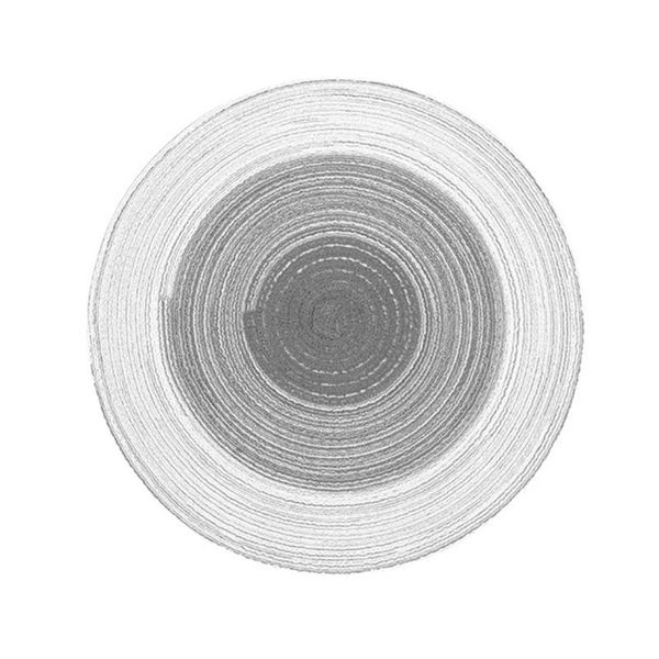 

mats & pads 2pcs/set round placemat cotton woven heat-resistant non-slip washable table for dining 14.2 inch