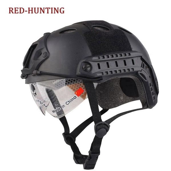 

cycling helmets war game gear helmet with wing glass goggles protective fast men tactical jumping