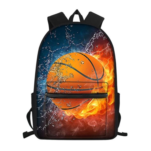 

fashion basketball 3d design school bag for boys orthopedic backpacks schoolbag in primary students book mochila escolar bags