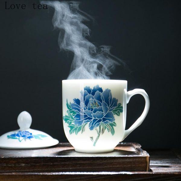 

chinese style simple home living room tea set underglaze ceramic cup opening gift exquisite office supplies mugs