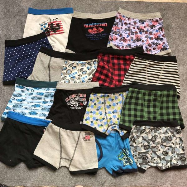 

children's boxer underwear boys' shorts multi color printing random delivery, Camo