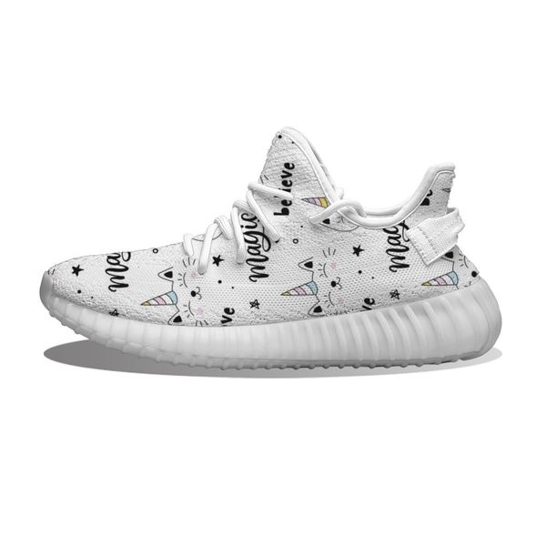 

diy custom believe magic unicorn cat running sho mh printed mens womens trainers outdoor sports sneakers