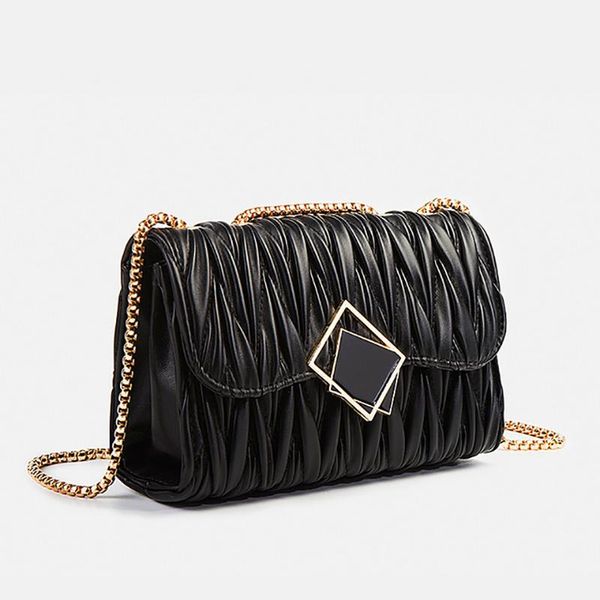 

evening bags casual chain crossbody for women fashion simple shoulder bag ladies designer handbags pu leather messenger