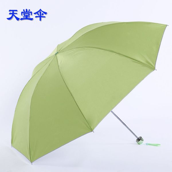 

paradise umbrella 336 silver offset advertisement folding three fold sunny and rainy dual purpose sunshade