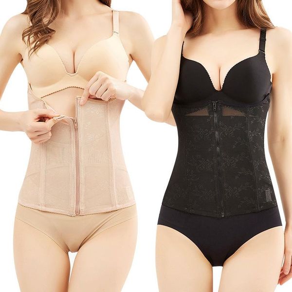 

women's shapers sure you want taille trainer body shaper trainers tummy corset shapewear women dropping fat burning chest lift, Black;white