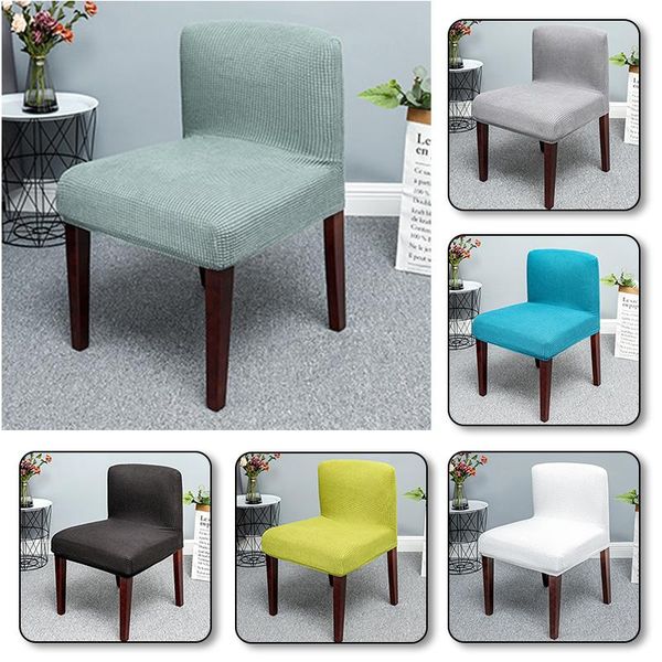 

chair covers modern and simple solid color elastic backrest cover corn fleece special low back household dust