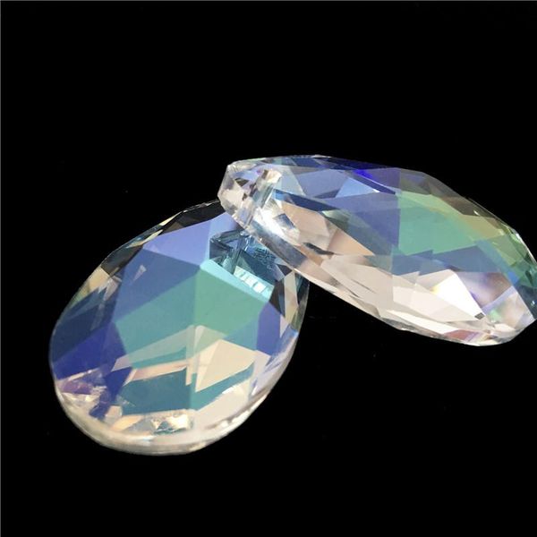 

chandelier crystal 50*30mm 50pcs ab lighting rdrop for wedding centerpieces decor