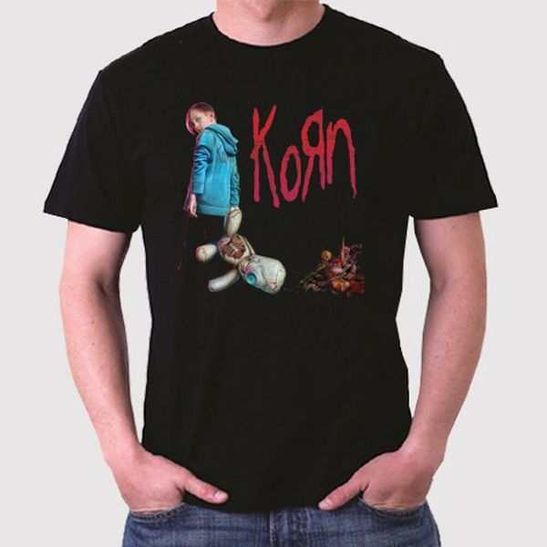 

korn the serenity of suffering men's black t-shirt size s to 3xl, White;black