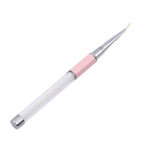 

nail brushes 5/9/11/20mm arrivals acrylic beads handle art liner brush french lines stripes painting drawing pen manicure tools, Yellow