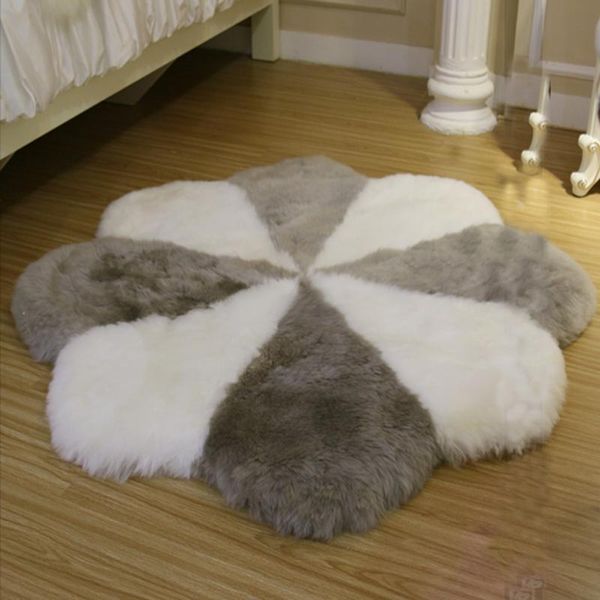 

carpets super soft lauxury natural sheepskin rugs quincunx bed real rug cushion fur for bedroom floor mat
