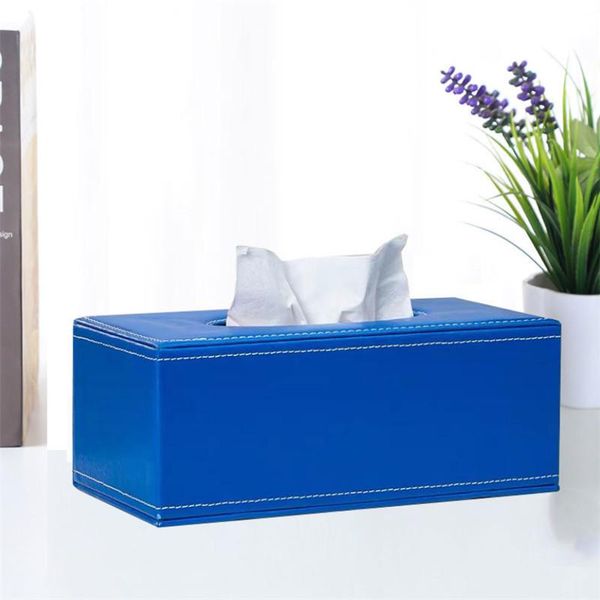 

tissue boxes & napkins european high end pu leather box household office el deskpaper towel storage container portable car napkin holder