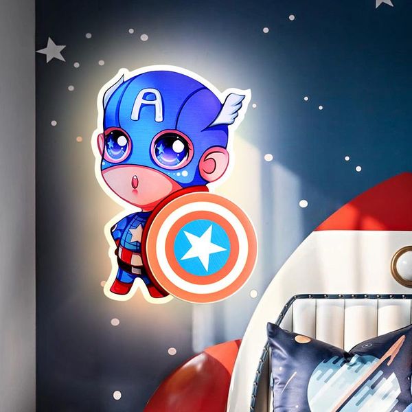 

wall lamp modern led light scandinavian sconces bedroom bedside corridor interior lamps sconce lights for kids room