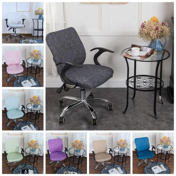 

chair covers elastic dining room slipcover removable office computer seat cover