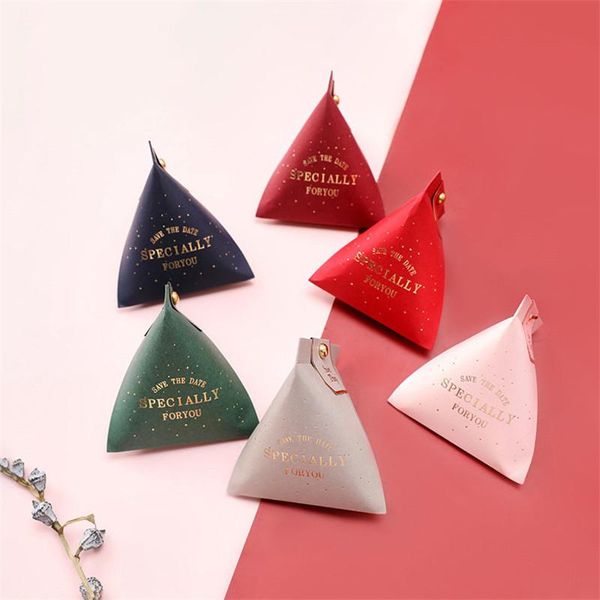 

gift wrap 5/10/20pcs triangle cardboard boxes specially for you baptism sugared almonds container souvenirs wedding pack of dragees