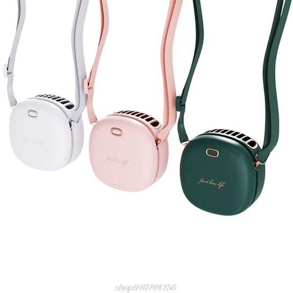 

portable hanging waist neck fan hands usb 3 speed adjustable air cooler m16 21 drop electric fans