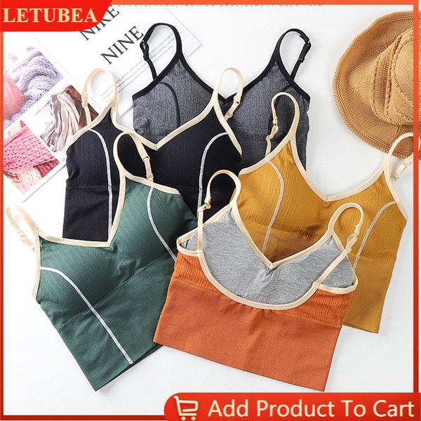 

seamless sports bra u-shaped back yoga bras shockproof wireless women fitness push up underwear gym workout outfit