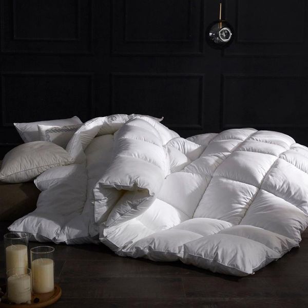 

comforters & sets sf pure color winter quilt duvet very warm blanket comforter filler king queen twin size 1.5~3kg weigte down