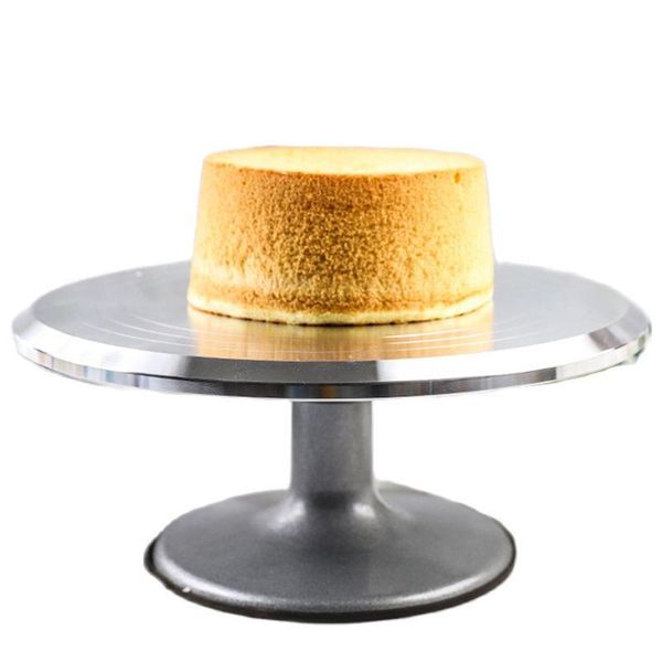 

baking & pastry tools 12inch aluminum alloy decorating mouth scraper set rotating turntable cake bake mold