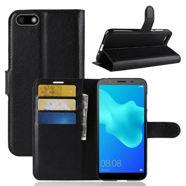 

honor 7a case dua-l22 5.45 flip pu leather phone for huawei 7 a honor7a russian version cover cell cases