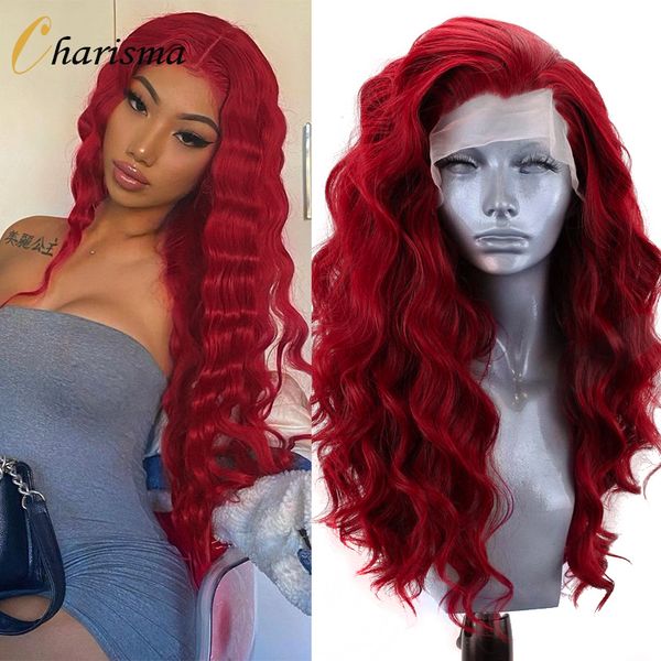 

costume accessories synthetic lace front wig side part red wigs long body wave lace wigs for black women heat resistant hair cosplay wig, Silver