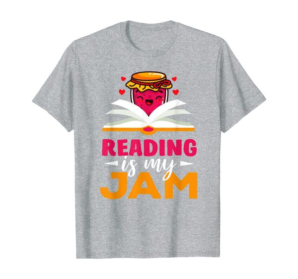 

Reading Is My Jam Funny I Love to Read Books Teacher Gift T-Shirt, Mainly pictures