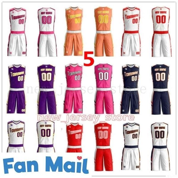 

customize any name any number man women girl youth kids boys basketball jerseys sport shirts as the pictures you offer aa0053, Black;red