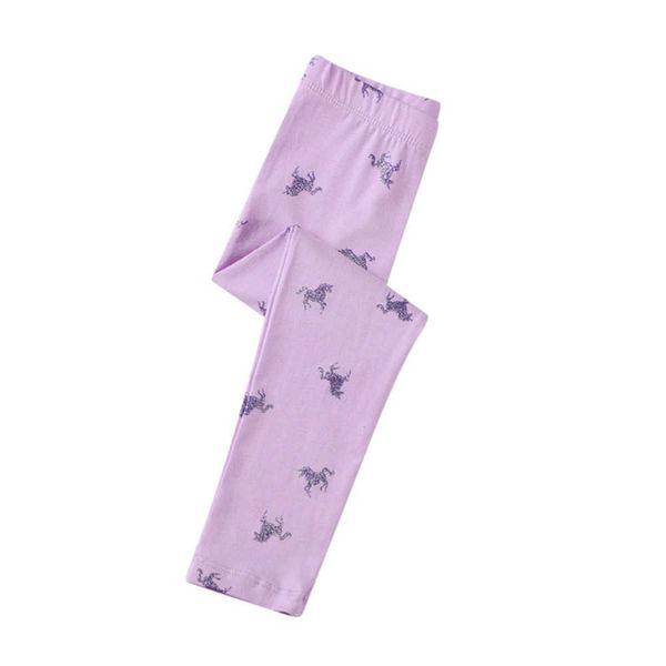 Прыжки метров Unicorns Girls Leggings брюки для длинной осени весна детей полная длина тощий 210529