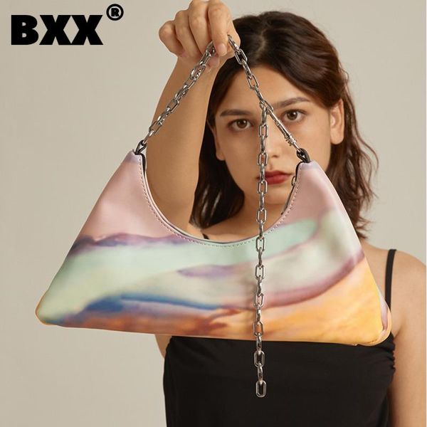 

evening bags [bxx] simple pu leather for women 2021 summer shoulder bag handbags trending luxury ladies travel hand hu469