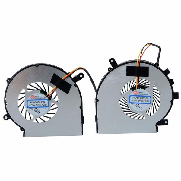 

pair left and right cpu cooling fans fit for msi ge62 ge72 gl62 gl72 pe60 pe70 repair & coolings