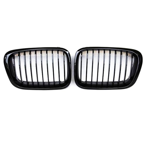 1998-2001 Ano Malha Grilles para 3 Série E46 4 Porta ABS Material Racing Grille Grills Reposição Renal Grelhador Frente Bumper