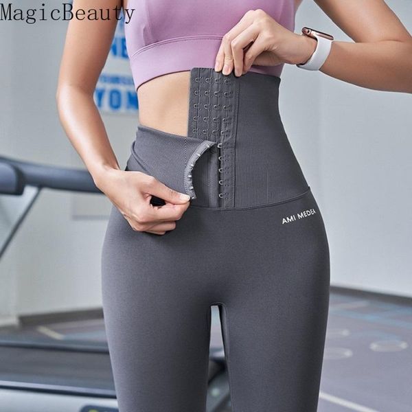 

women's leggings women corset high waisted fitness gym elasticity running training tights sport workout pants, Black