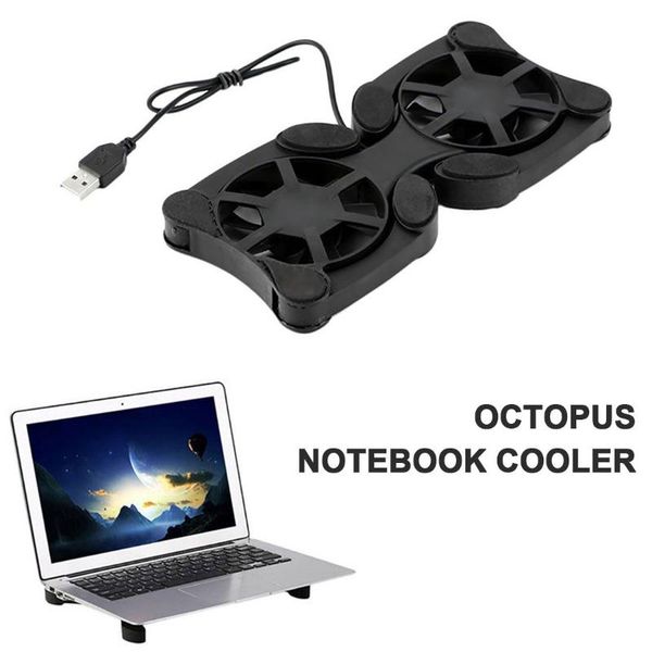 

lapcooling pads foldable stand with fan double fans processor cooler notebook mat