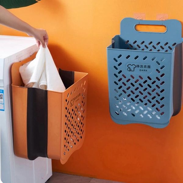 

laundry bags foldable basket dirty clothes organizer for hamper collapsible folding storage