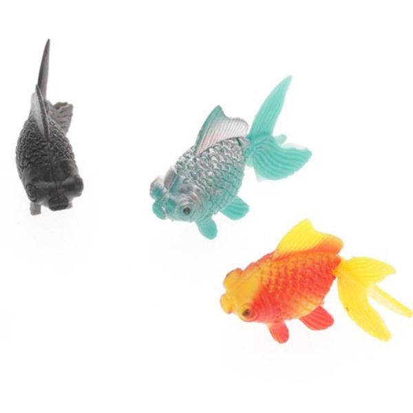 

10pcs fake fish lifelike artificial floating fishes ornament decorations for aquarium tank random color