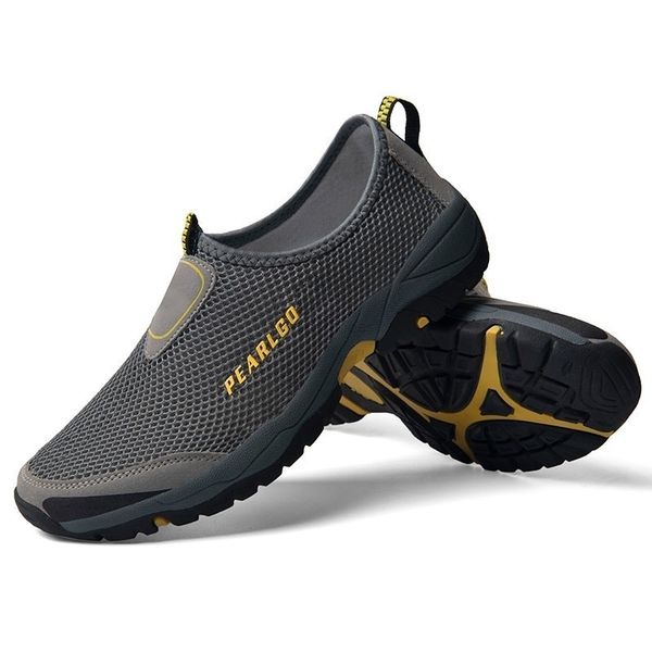 

men's rubber outdoor & hiking shoes breathable mesh slip-on sneakers 003