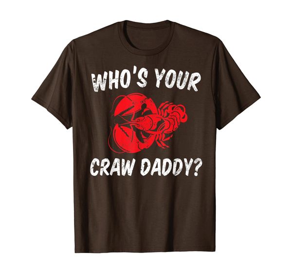

crawfish boil pot party apparel who's your crawdaddy t-shirt, White;black