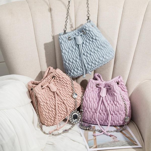 

cross body bags for women 2021 fashion designer cute female purses and handbags luxury bucket shoulder bag korea style