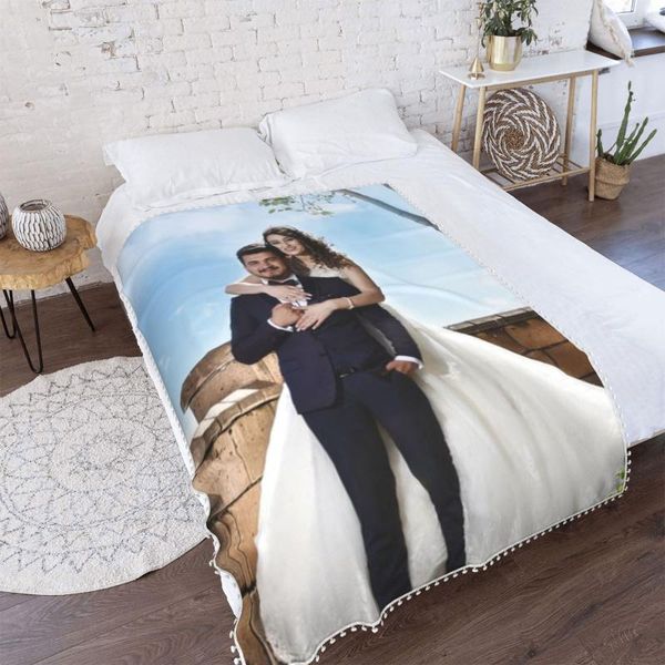 

blankets custom your picture blanket personalized wedding throw gift