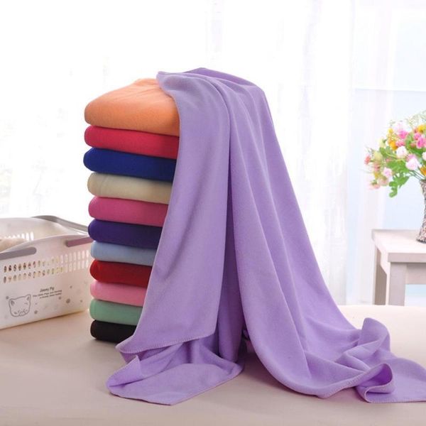 

towel large absorbent microfiber drying beach swim solid bath random
