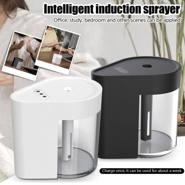 

fragrance lamps automatic touchless smart sensor alcohol spray dispenser hand cleaner sterilizer for home infrared