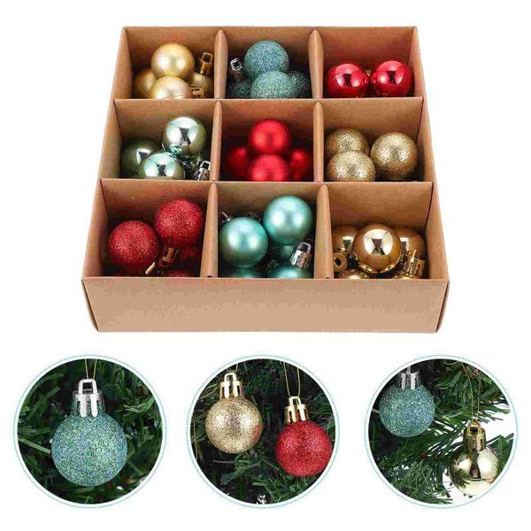 

party decoration 54pcs creative christmas balls tree ornaments xmas supplies