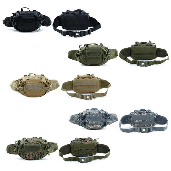 

outdoor bags 900d oxford cloth riding waist fanny pack men shoulder satchel