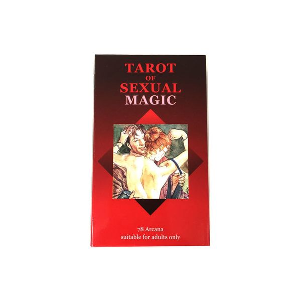 Vollständiges englisches Tarot der sexuellen Magie, 78-Karten-Deck für Brettspiel-Wahrsagerei für Erwachsene