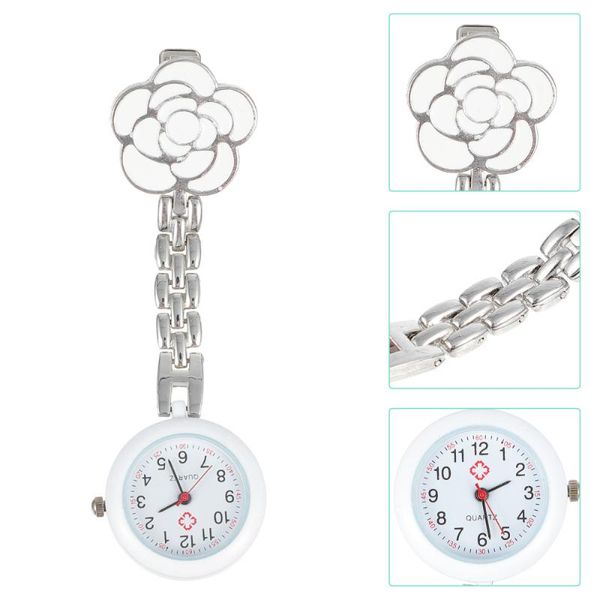 

charm bracelets retractable flower design watch pocket movement, Golden;silver