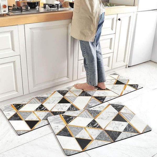 

carpets nordic long pu kitchen mat set home entrance/hallway doormat non-slip bathroom carpet decorative balcony waterproof rug