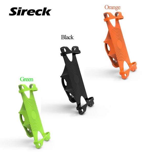 

car & truck racks sireck silicone durable quick install release bike holder gps bicycle mount mtb cycling handlebar phone stand support acce